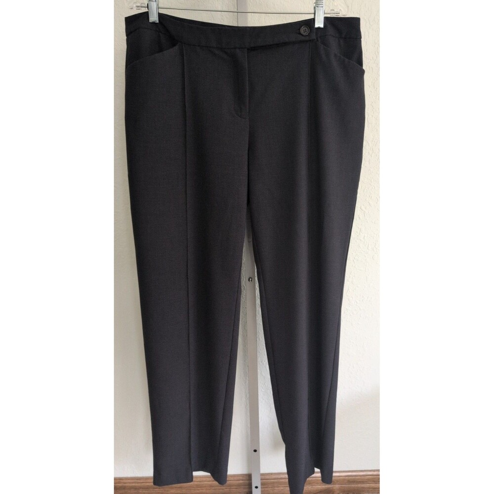 Women's Navy Blue Heather Dress Career Dress Pants Worthington sz 14 Modern Fit